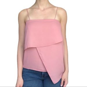 ASOS dusty pink layered thin strap top